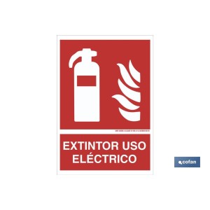 Extintor uso eléctrico