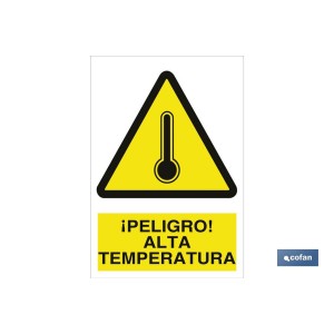 ¡Peligro! alta temperatura