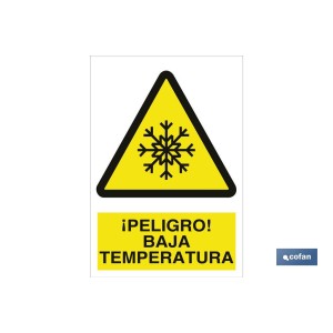 ¡Peligro! baja temperatura