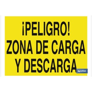 ¡Peligro! zona de carga y descarga