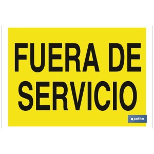 Fuera de servicio