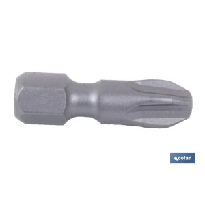 Puntas Phillips de atornillar en 1/4\" | Con huellas desde PH 0, PH 1, PH 2 y PH 3 | Versiones de 25 y 50 mm de longitud