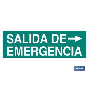 Salida de Emergencia Texto