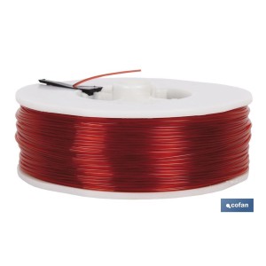 Hilo de Sedal Monofilamento de Nylon 100% Rojo