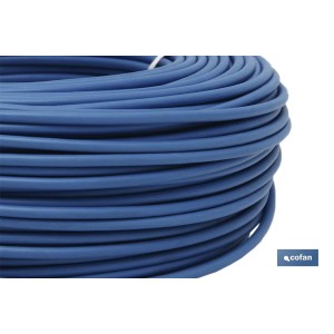 Rollo Cable Eléctrico de 100 m | H07V-K | Sección de cable de varias medidas | Color: Azul