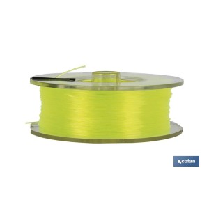 Hilo de Sedal Monofilamento de Nylon 100% Amarillo