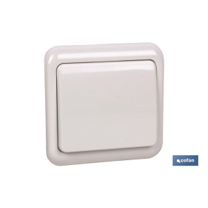 Conmutador de cruzamiento de empotrar | Modelo Pacific | 10 A - 250 V |Color blanco