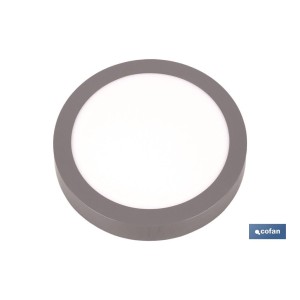 Downlight Gris redondo Superficie