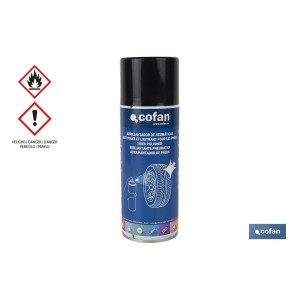 Abrillantador de neumáticos en spray 400 ml | Para ruedas de coche | Efecto duradero