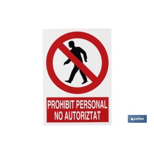 Prohibit personal no autoritat