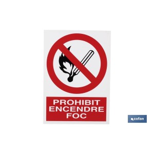 Prohibit encendre foc