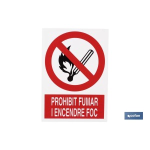 Prohibit fumar i encendre foc