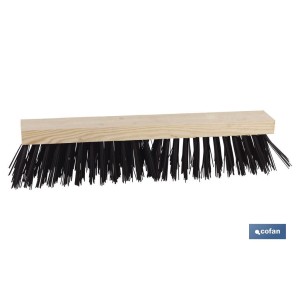 Cepillo barrendero extra | Ancho de 52 cm | Barrendero con fibras de pvc