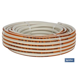 Rollo de Tubo de Gas Butano Flexible | Uso específico para Portugal | Medida 8 mm x 25 m.