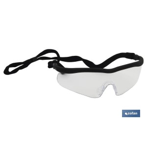 Gafas protectoras de seguridad transparentes | Resistente a arañazos | Mayor seguridad en bricolaje y soldadura, entre otros