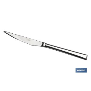 Cuchillo de carne | Modelo Bari | Fabricado en Acero Inox 18/0 | Blíster o Pack