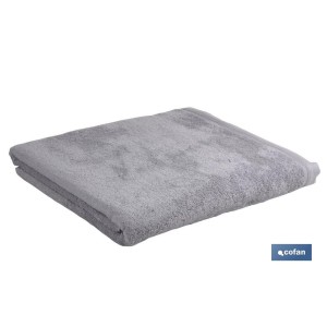 Toalla de baño Modelo Perlan | Color Gris Perla | 100% algodón | Gramaje 580 g/m² | Medidas 100 x 150 cm