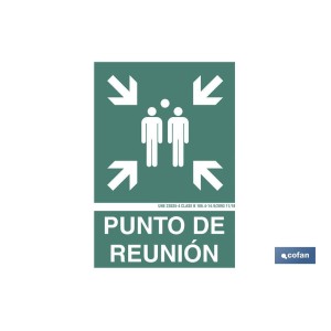 Punto de reunión Pictograma + Texto