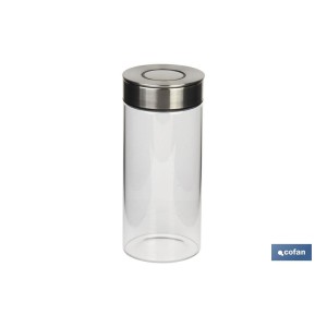 Frasco de vidrio borosilicato | Capacidad desde 550 ml hasta 1900 ml | Apto para uso alimentario