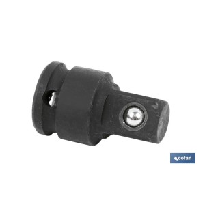 Adaptador de impacto 1/2 a 3/8| Con cuadradillo macho 3/8 y hembra de 1/2  | Fabricado especial para herramientas de impacto