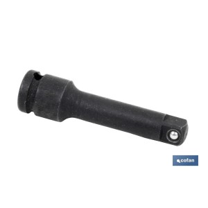 Alargadera de impacto  1/2 | Con longitud de 75, 125 y 250 mm | Prolongador de impacto de 1/2