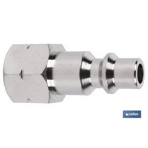 Conector de aire rosca hembra 1/2 | Acoplador rosca hembra BSP 1/2” para instalaciones neumáticas