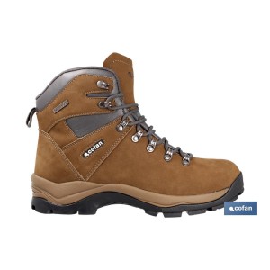 Bota de Montaña Marrón | Tallas de la 37 a la 47 | Bota de Piel Nobuck para Trekking