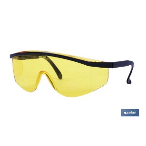 Gafas de Seguridad | Lente Color Amarillo | Protección UV | EN 166:2001