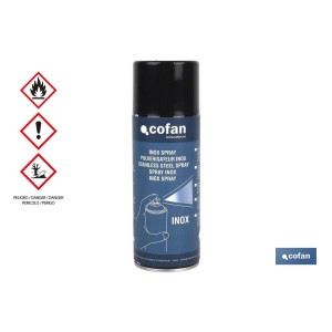 Pintura Inoxidable en Spray | Envase 400 ml | Resistente al agua | Protege de la corrosión y los agentes atmosféricos