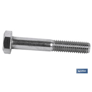 Tornillo Hexagonal Rosca Parcial Zincado