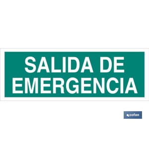 Salida de Emergencia Texto