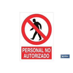 Personal no autorizado