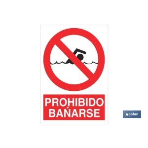 Prohibido bañarse