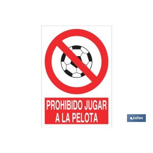 Prohibido jugar a la pelota