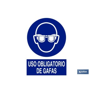 Uso obligatorio de gafas