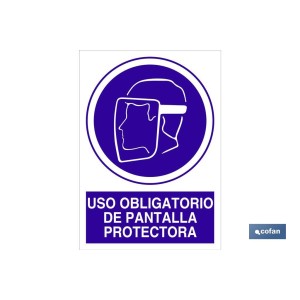 Uso obligatorio de pantalla protectora