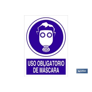 Uso obligatorio de máscara