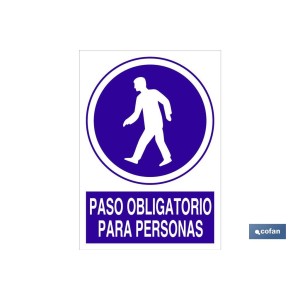 Paso obligatorio para personas