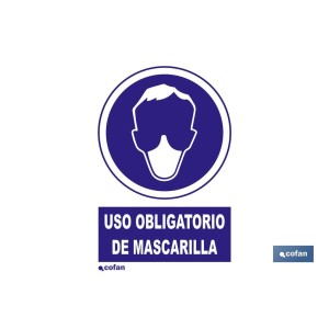 Uso obligatorio de mascarilla