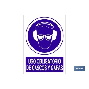 Uso obligatorio de cascos y gafas