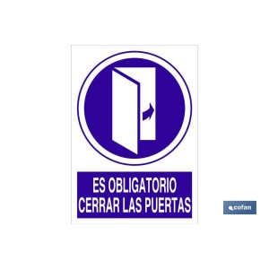 Es obligatorio cerrar las puertas