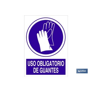 Uso obligatorio de guantes