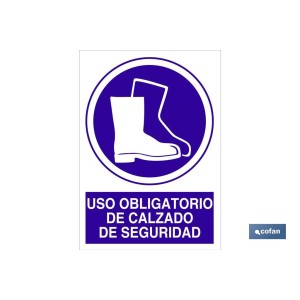 Uso obligatorio de calzado de seguridad